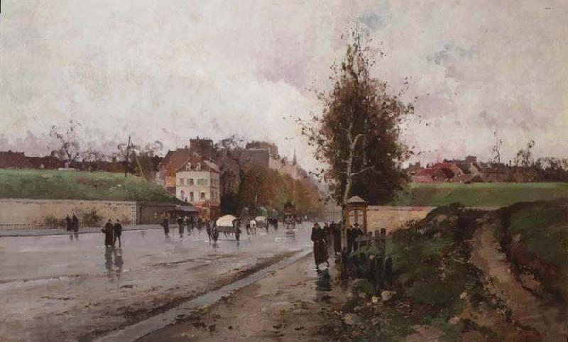 Eugene Galien-Laloue La Porte de Chatillon oil painting picture